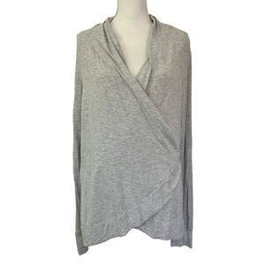 UGG Australia Slouchy Open Front Wrap Cardigan Size L Cozy Soft Loungewear